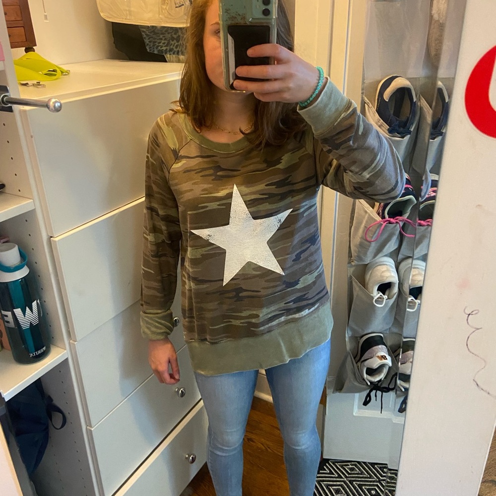 Camo with White Star shirt